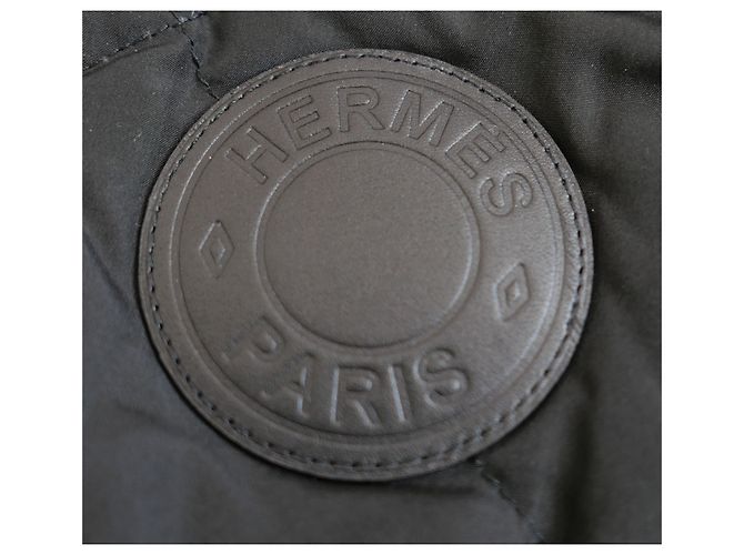 Colete acolchoado Hermès Preto - vista 9