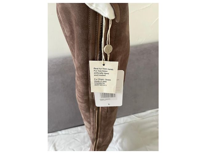 Ugg W Fiorentina Botas Altas de Gamuza Beige - vista 6