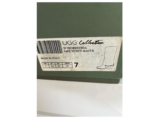 Ugg W Fiorentina Botas Altas de Gamuza Beige - vista 9