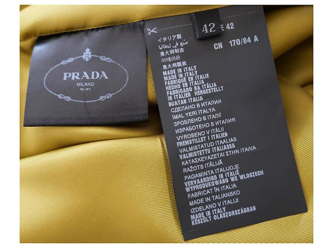 Falda acampanada con estampado de gota de agua Prada Otoño 2015 Azul Verde - vista 5