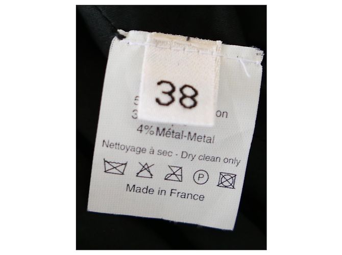 Lanvin x Alber Elbaz Spring 2006 Crinkle Satin Jacket Black - view 7