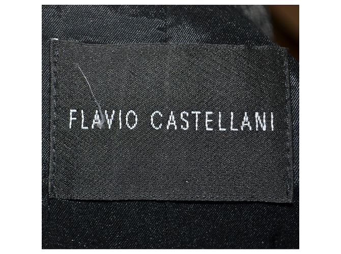 Giacca Flavio Castellani in lana e seta oro grigio D'oro - vista 5