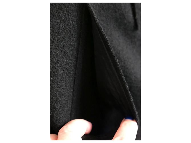 Prada Fall 2008 Black Wool Felt Corset Bust Jacket - view 6