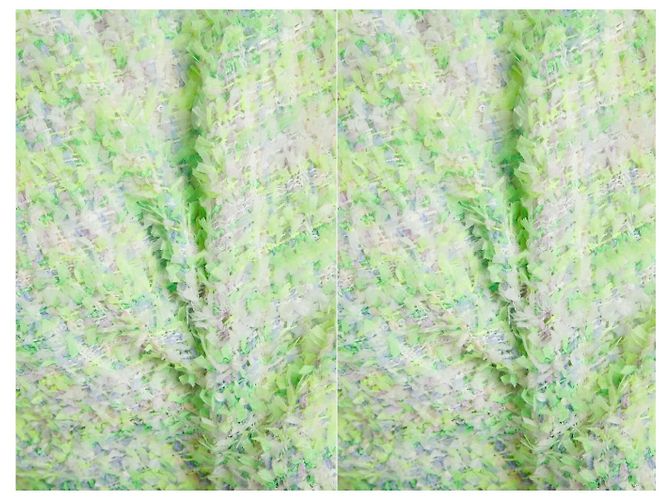 Sandro Tweed Minikleid grün Mehrfarben - Ansicht 3