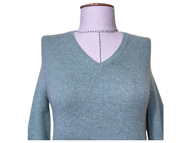 Maglione in cashmere verde Peter Hahn - vista 2