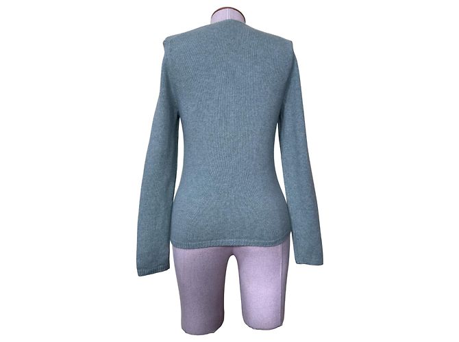 Maglione in cashmere verde Peter Hahn - vista 4
