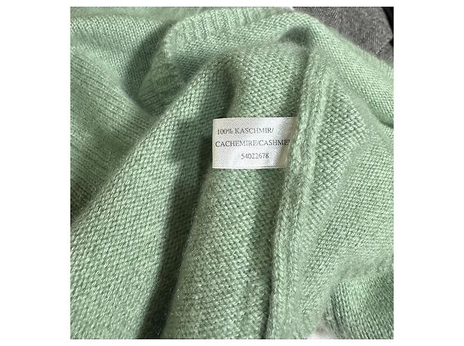 Maglione in cashmere verde Peter Hahn - vista 6