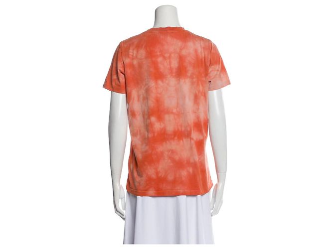Camiseta Ganni Daisy Verbena Tie Dye Roja Algodón - vista 2