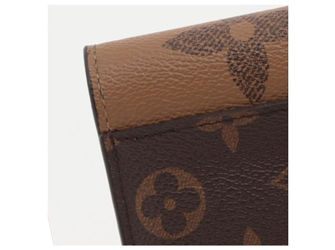 Cartera larga Sarah Reverse Monograma Marrón Louis Vuitton Castaño - vista 14