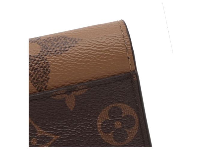 Cartera larga Sarah Reverse Monograma Marrón Louis Vuitton Castaño - vista 15