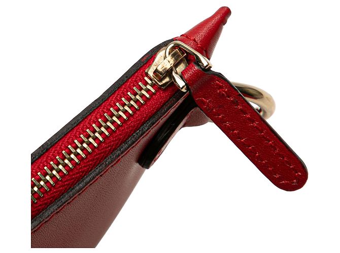 Pochette in pelle rossa Gucci - vista 10