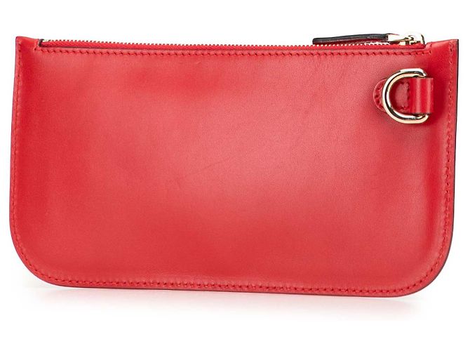 Pochette in pelle rossa Gucci - vista 2