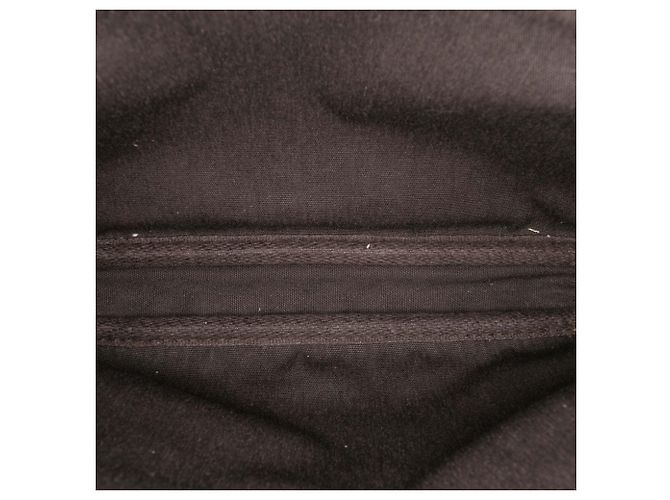 Pochette Mini Lin Bucket PM Monogram Marrone Louis Vuitton Marrone scuro - vista 4
