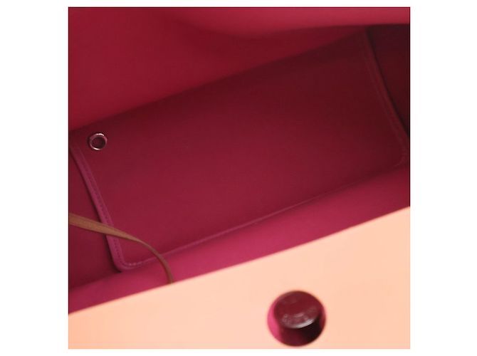 Hermès Borsa Herbag Zip 39 in Tela Rosa - vista 8