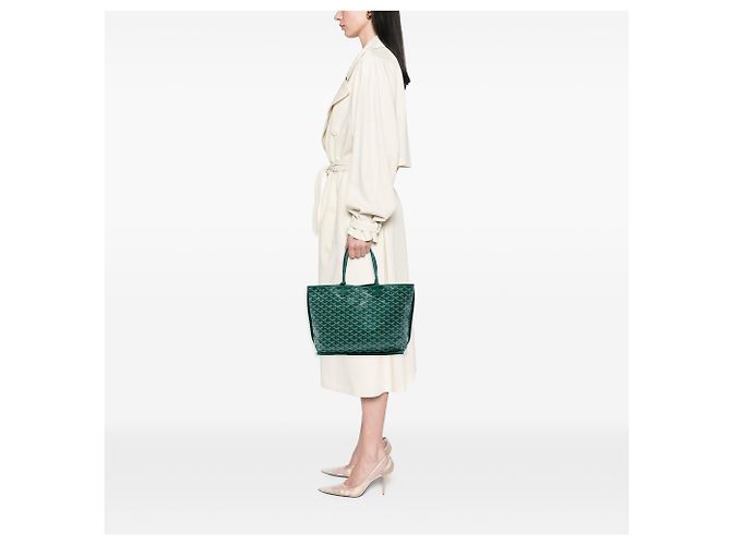 Goyard Grünes Goyardine Wendbares Anjou PM - Ansicht 7