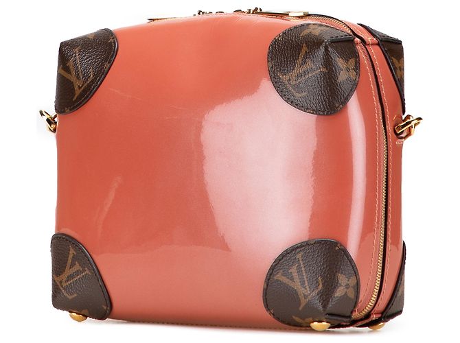 Louis Vuitton Arancione Vernis Miroir Venezia Marrone - vista 2
