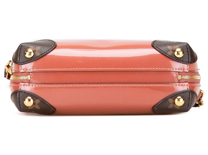 Louis Vuitton Arancione Vernis Miroir Venezia Marrone - vista 3
