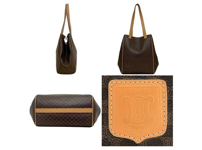 Céline Borsa Tote Celine Ec-24196 Marrone Beige - vista 3