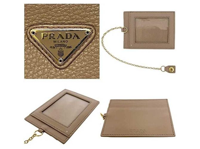 Cartera larga beige Prada - vista 11