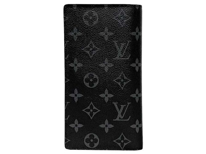 Portafoglio Lungo Monogram Eclipse Louis Vuitton Nero Monogramma - vista 3