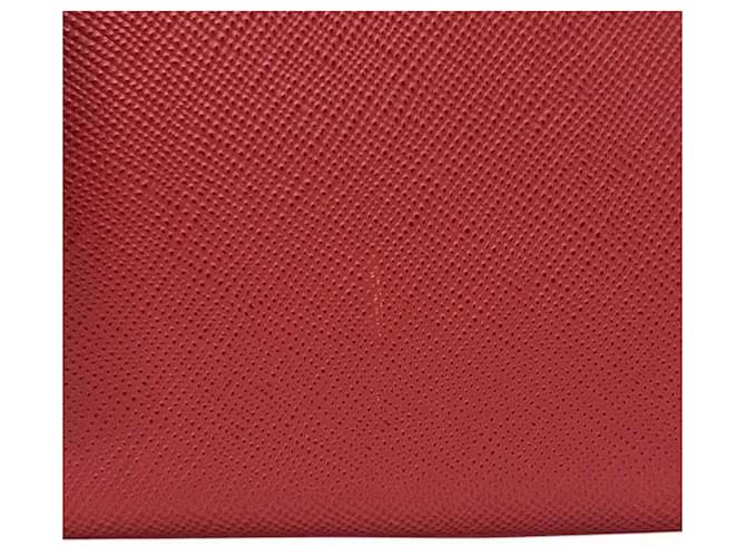 Borsa tote Prada in rosso Fuoco - vista 10