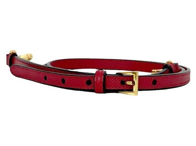 Borsa tote Prada in rosso Fuoco - vista 11