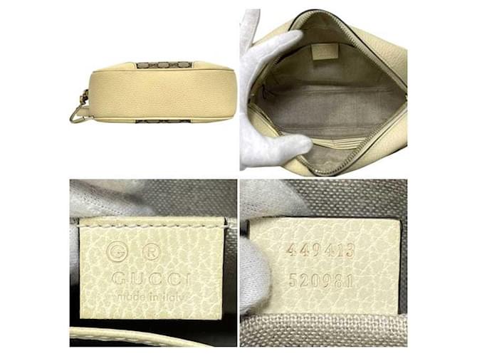 Borsa a Spalla Gucci Beige e Bianca Bianco - vista 4