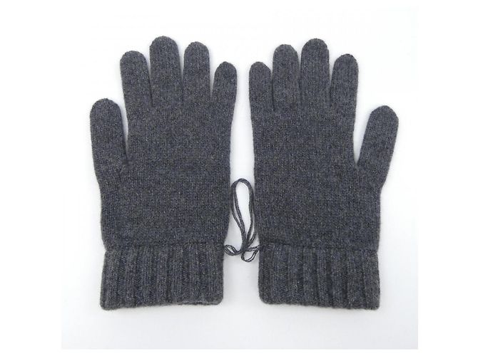 Warme Cashmere-Handschuhe von Hermès Braun - Ansicht 2