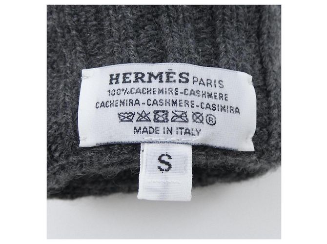 Warme Cashmere-Handschuhe von Hermès Braun - Ansicht 3