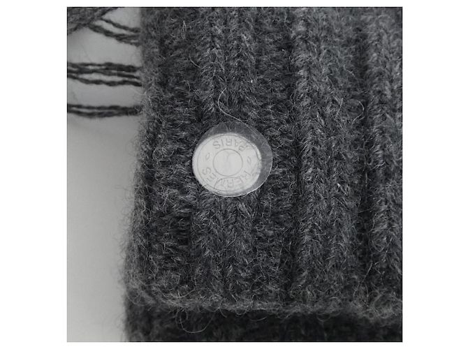 Warme Cashmere-Handschuhe von Hermès Braun - Ansicht 5