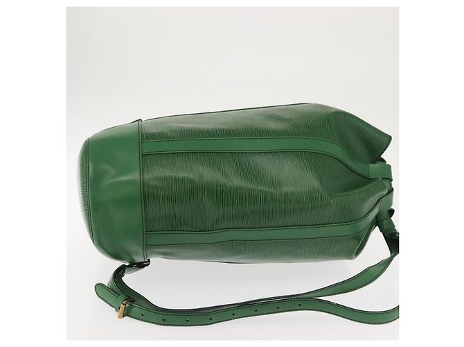 Zaino Randonnee in pelle Epi GM Louis Vuitton Verde - vista 3