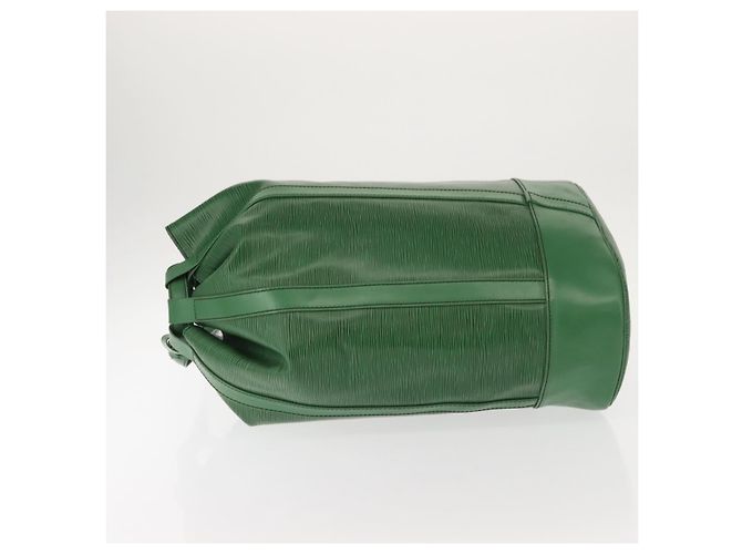 Zaino Randonnee in pelle Epi GM Louis Vuitton Verde - vista 4