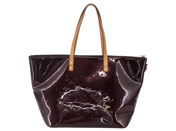 Borsa Bellevue Louis Vuitton Monogram Vernis GM Porpora - vista 2