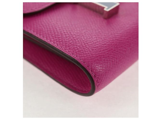 Billetera Constance Slim Epsom de Hermès Púrpura - vista 7
