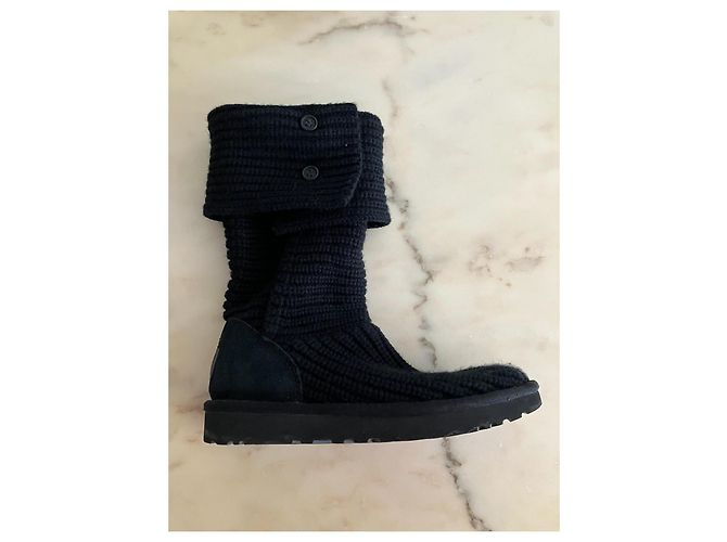 Ugg Wollstrick Stiefel Schwarz - Ansicht 2