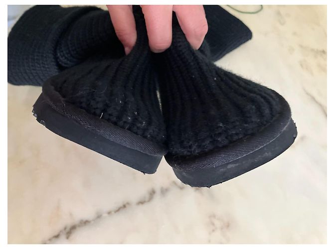 Ugg Wollstrick Stiefel Schwarz - Ansicht 3