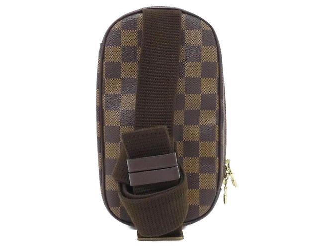 Borsa a Spalla Louis Vuitton Damier Pochette Ganjou N48048 Damier ebene - vista 2