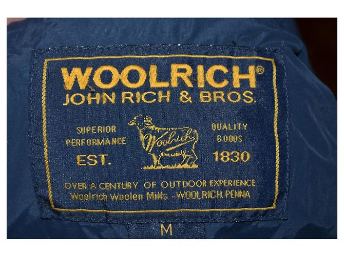 Chaqueta de plumas Woolrich azul - vista 6
