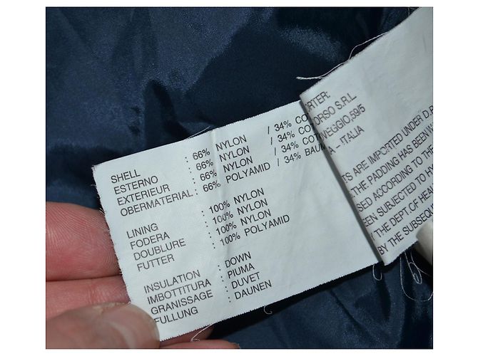 Chaqueta de plumas Woolrich azul - vista 8