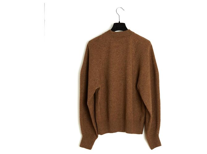 Chanel 2025 Maglione Maxi in Cashmere Oversize FR38 Marrone UK10 US8 - vista 4