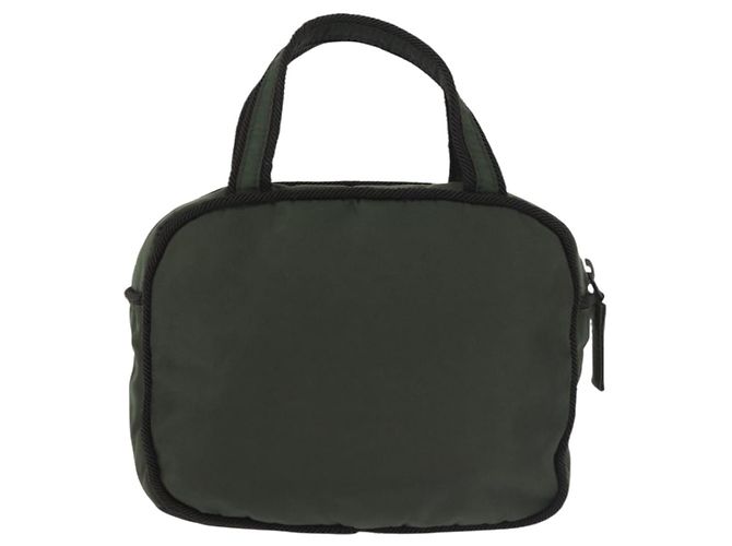 Vintage Handtasche Prada Tessuto Khaki - Ansicht 2