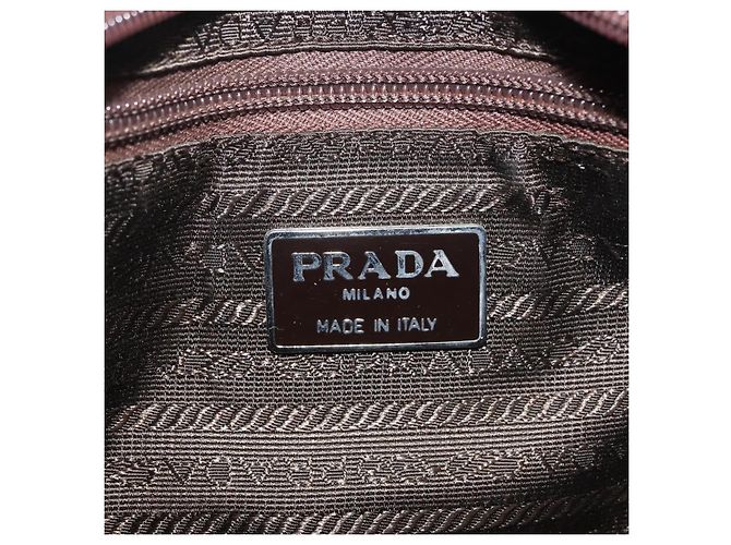 Vintage Handtasche Prada Tessuto Khaki - Ansicht 6