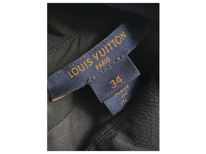 Louis Vuitton Kleid aus Hirschleder schwarz - Ansicht 5