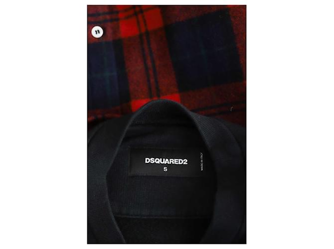 Dsquared2 Moleton preto de algodão - vista 5