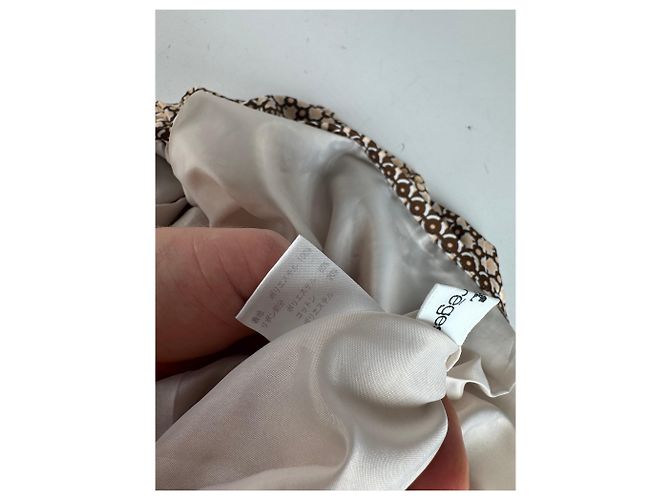 Gonna Vintage Courreges Nera Marrone 38/M - vista 11