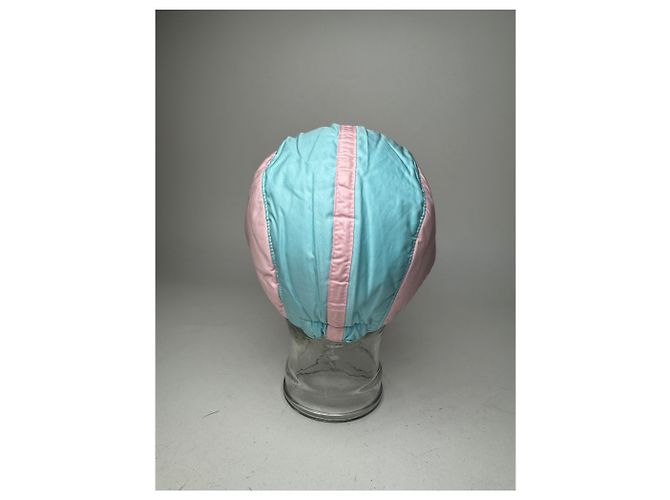 Vintage Courreges Polyester SnapBack Türkis Pink - Ansicht 9