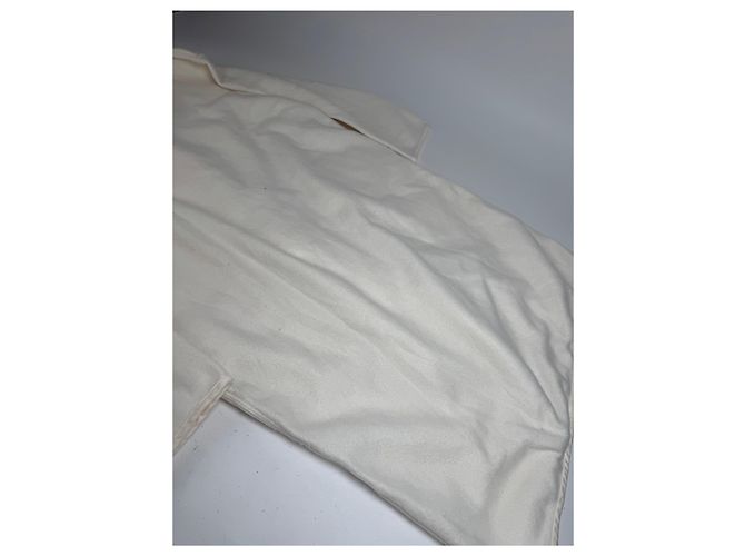 Vintage Givenchy Mantel Weiß L - Ansicht 10