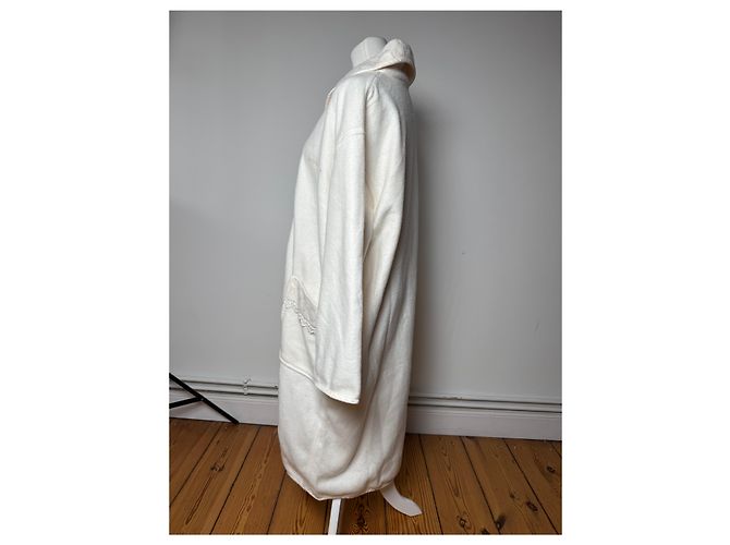 Vintage Givenchy Mantel Weiß L - Ansicht 2