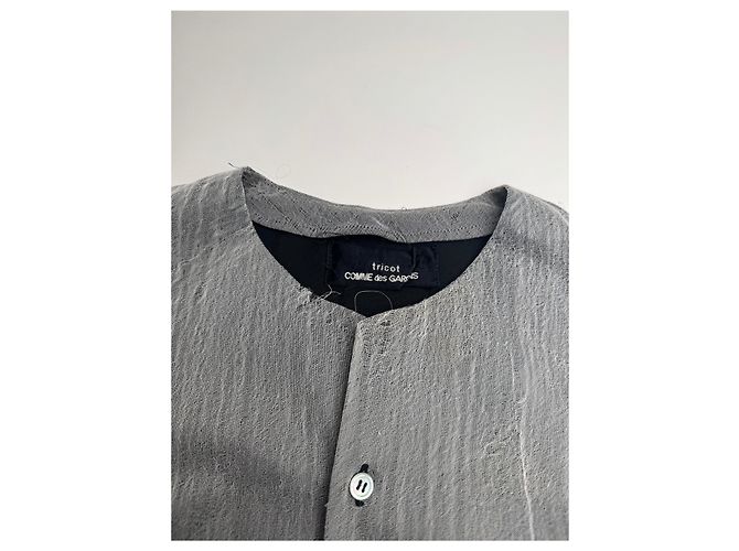 Comme Des Garcons Vintage Comme Des Garçons Tricots Hemd Silber 40/L - Ansicht 5