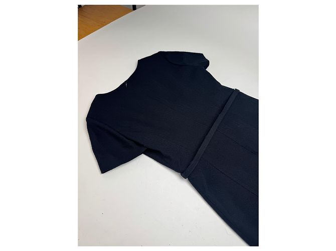 Abito Vintage Courreges Nero 36/S - vista 10